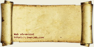 Angelina Egerić vizit kartica